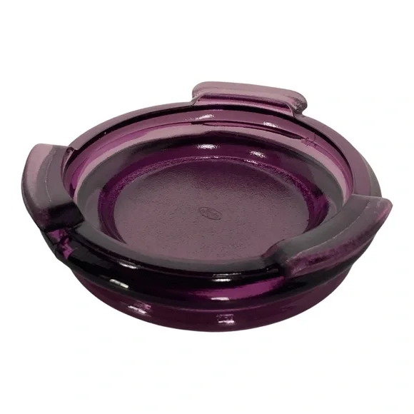 Fenton Violet Glass REPLACEMENT BASE Stand For 2001 Willow Green Opalescent Vase - Picture 5 of 16